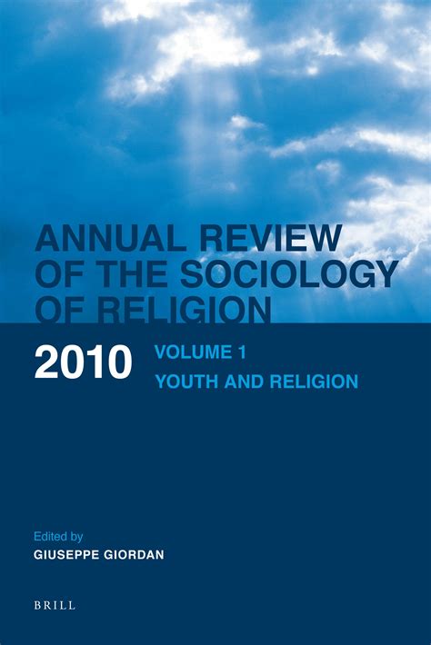 annual review of sociology of religion Reader