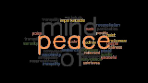 another word for peace of mind