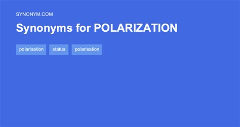 another word for polarized