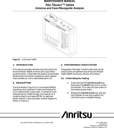 anritsu 8820 user manual Ebook Reader