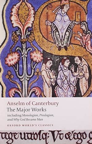 anselm of canterbury the major works oxford worlds classics Reader