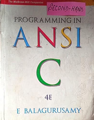 ansi c 4th edition PDF