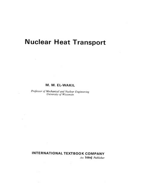 answer heat transfer nuclear elwakli Doc