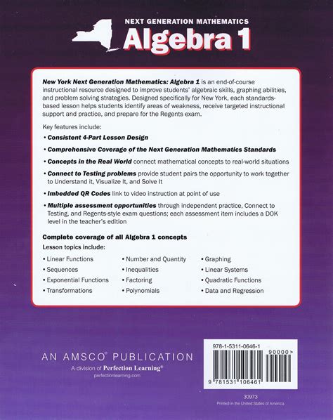 answer key amsco algebra 1 Kindle Editon