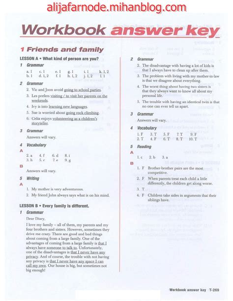 answer key bridge student 6 unit 12 PDF