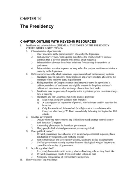 answer key chapter 14 the presidency in action Epub