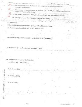 answer key chemical quantities Epub