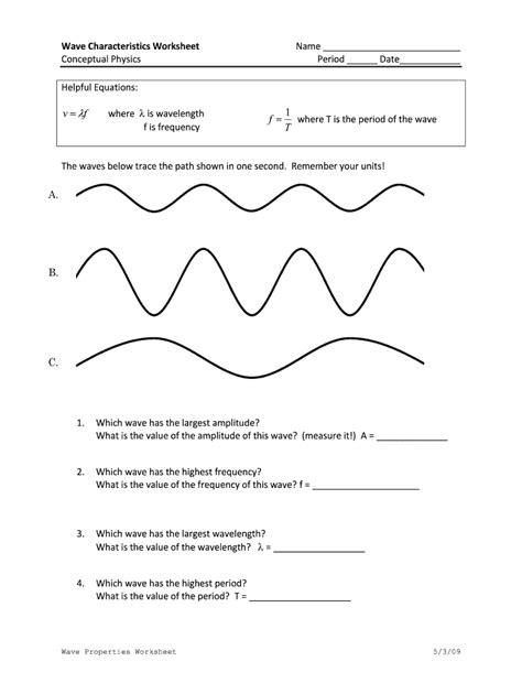 answer key concept review characteristics of waves PDF