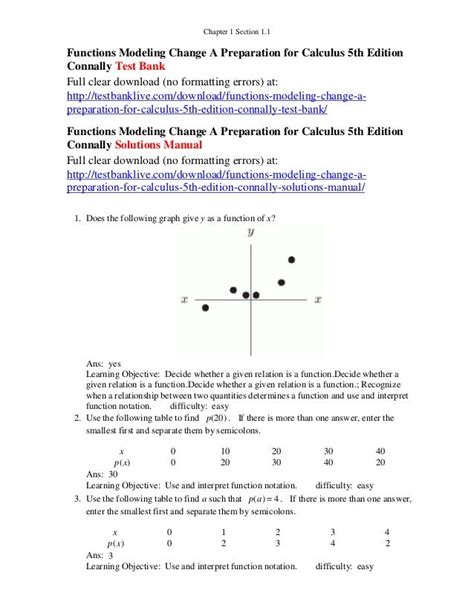 answer key corrections for functions modeling change PDF Kindle Editon