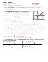 answer key corrections for functions modeling change pdf PDF