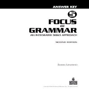 answer key focus on grammar 5 Doc