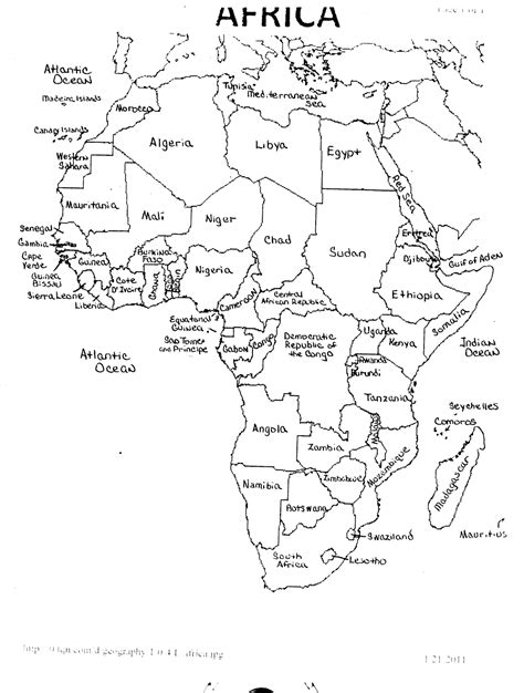 answer key for africa PDF