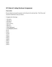 answer key for clinical coding workout Doc