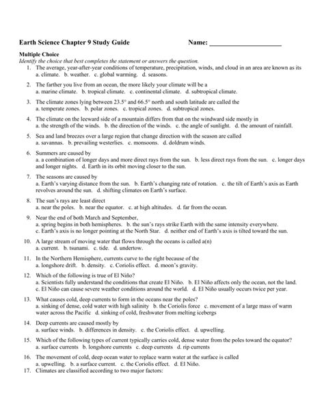 answer key for forces inside earth chapter 9 study guide Epub