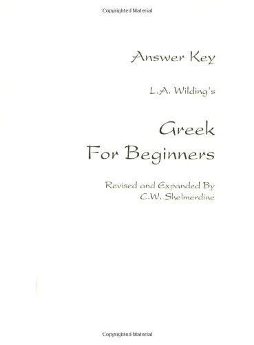 answer key for greek shelmerdine Kindle Editon