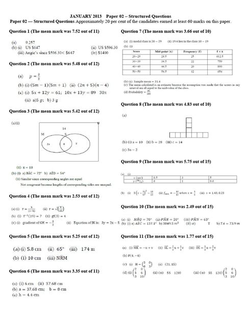 answer key for january 2013 sat Epub