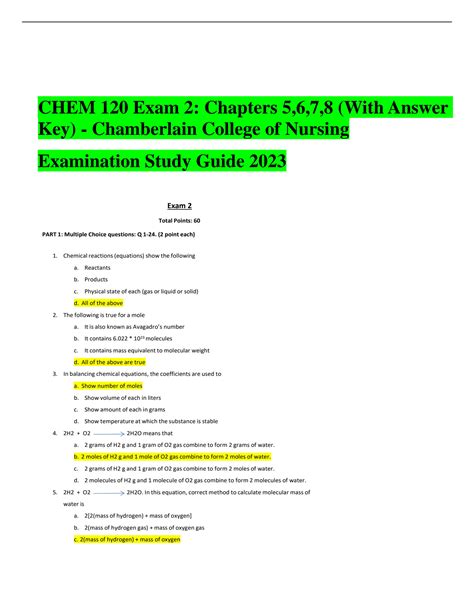 answer key for mastering chemistry 120 Kindle Editon