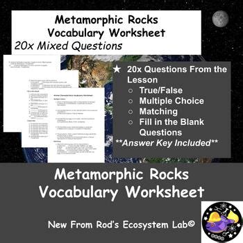 answer key for metamorphic rocks Epub