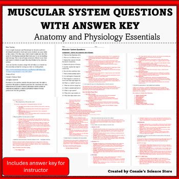 answer key for muscular system pearson Kindle Editon