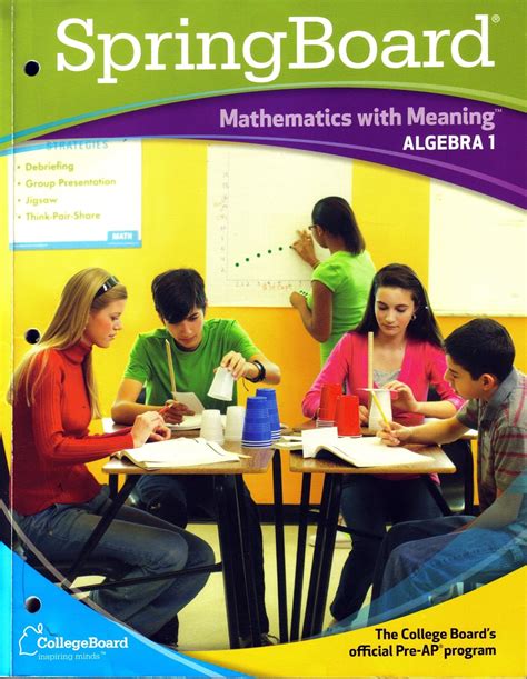 answer key for springboard mathematics with meaning Reader