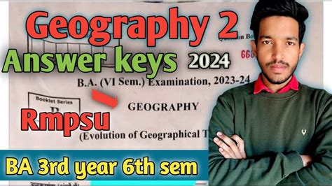 answer key geography 2013 PDF