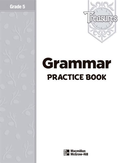 answer key grade 5 treasures practice workbook PDF