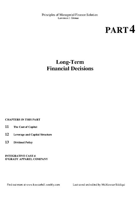 answer key long term investments gitman Epub