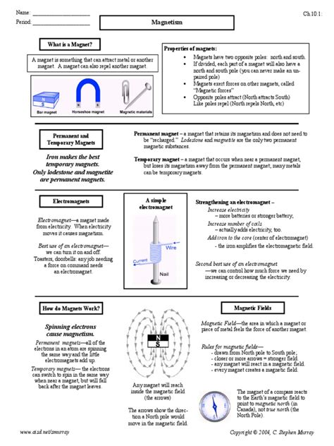 answer key magnetism stephen murray Ebook PDF