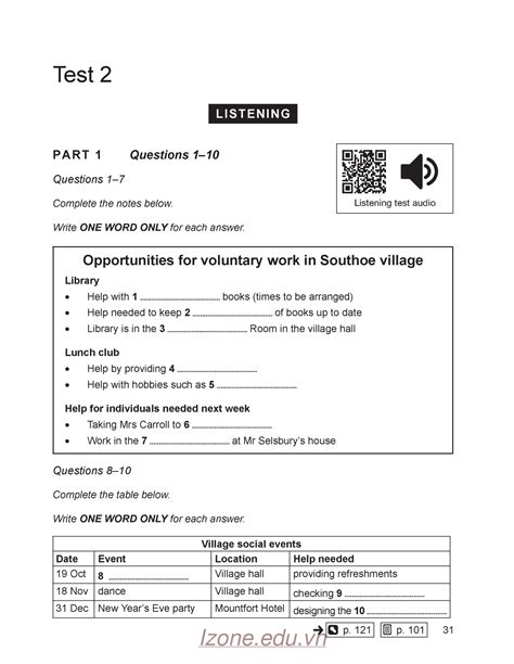 answer key of cambridge9 listening test2 Reader