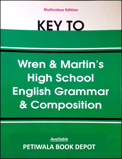 answer key of wren martin PDF