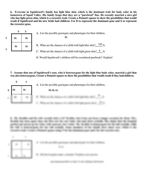 answer key punnett square Epub