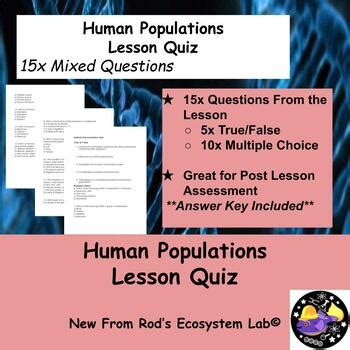 answer key review the human population Kindle Editon