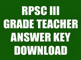 answer key third grade teacher exam 2013 Epub