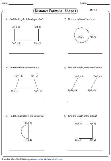 answer key to distance formula Reader