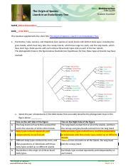 answer key to origin of species Reader