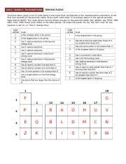 answer key to periodically puzzling Doc