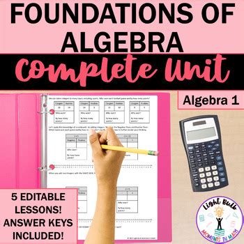 answer key unit 1 foundations of algebra PDF