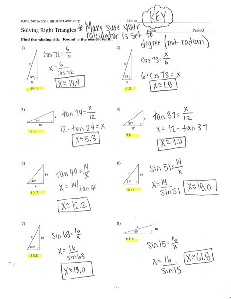 answer key unit 8 applied mathematics PDF