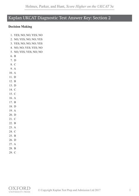 answer keys for kaplan 2012 Kindle Editon