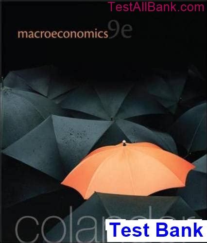 answer macroeconomics colander 9e Kindle Editon