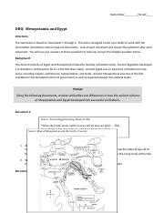 answer of mesopotamia egypt dbq Reader