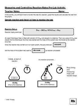 answer of pre lab rates of reaction Reader