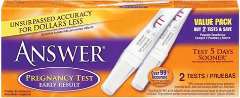 answer pregnancy test sensitivity PDF