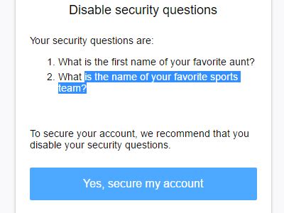 answer security question yahoo account Kindle Editon