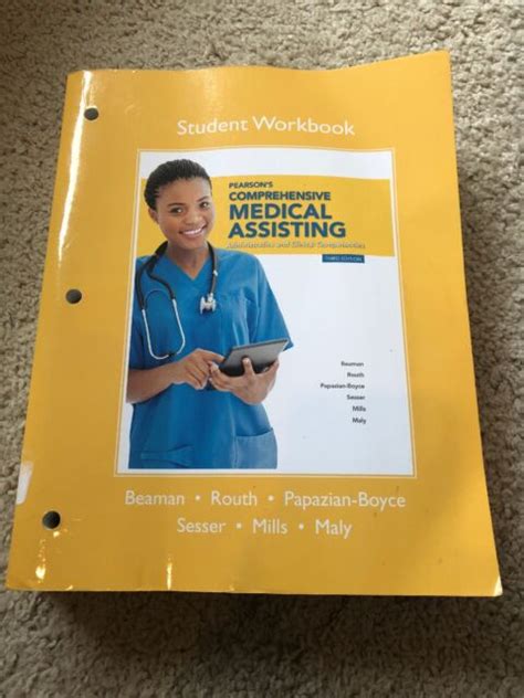 answer student workbook for pearson medical assistant Kindle Editon