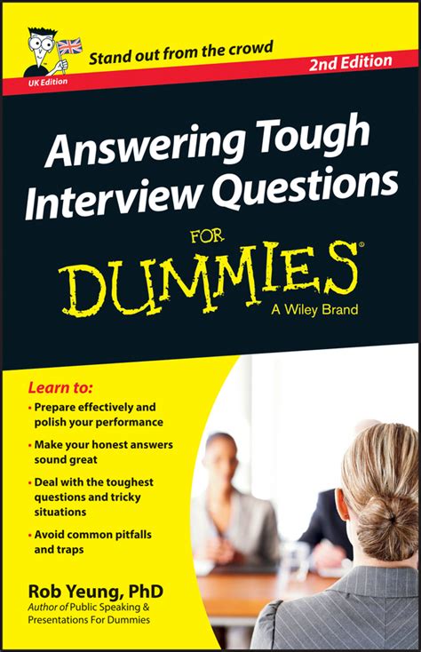 answering tough interview questions for dummies Kindle Editon