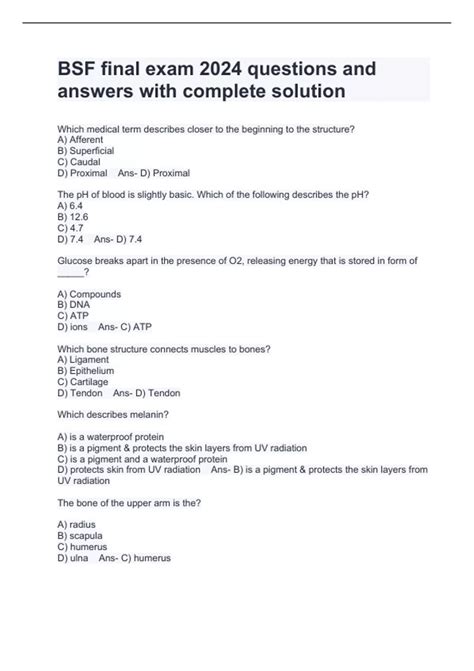 answers bsf lesson 25 PDF