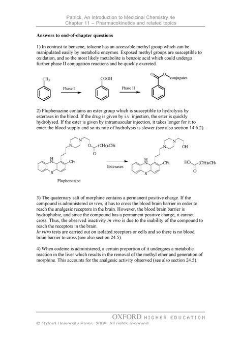 answers chapter 4 introduction to medicinal chemistry Reader