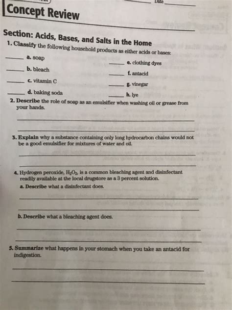 answers concept review section acids bases Reader