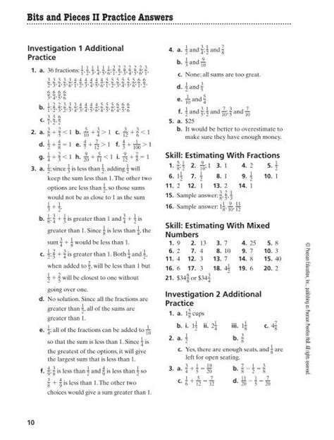 answers for bits pieces ii PDF